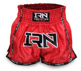 Pantaloncini K1 Muay Thai IRONITRO "Laser" RED & RED