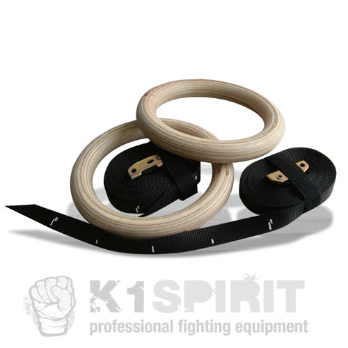 Anelli in Legno con Nastri Regolabili