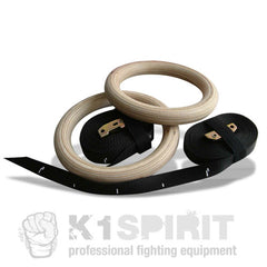 Anelli in Legno con Nastri Regolabili