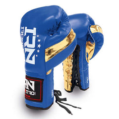 Guantoni Boxe IRONITRO INFINITY PRO Blue / gold 10 oz