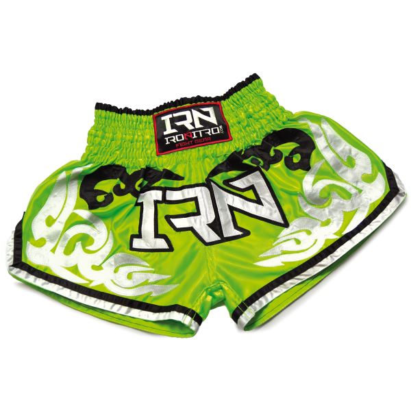 Pantaloncini NITRO THAI Muay Thai K1 Verde elettrico