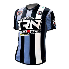 Ironitro t-shirt Soccer "TEAM25" blue black and white